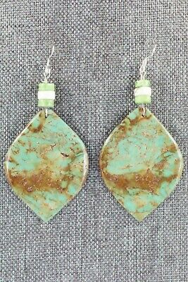 Turquoise & Sterling Silver Earrings - Lupe Lovato
