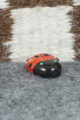 Lady Bug Zuni Fetish Carving - Reynold Lunasee