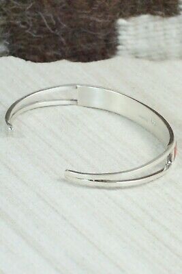 Coral & Sterling Silver Bracelet - Glendis Tsadiasi