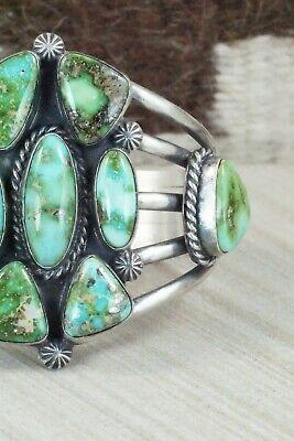 Turquoise & Sterling Silver Bracelet - Raymond Delgarito - High Lonesome Trading