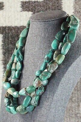 Turquoise & Sterling Silver Necklace - Navajo