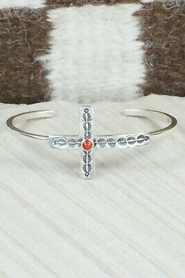 Coral & Sterling Silver Bracelet - Thomas Valencia