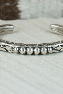 Navajo Sterling Silver Bracelet - Alex Sanchez