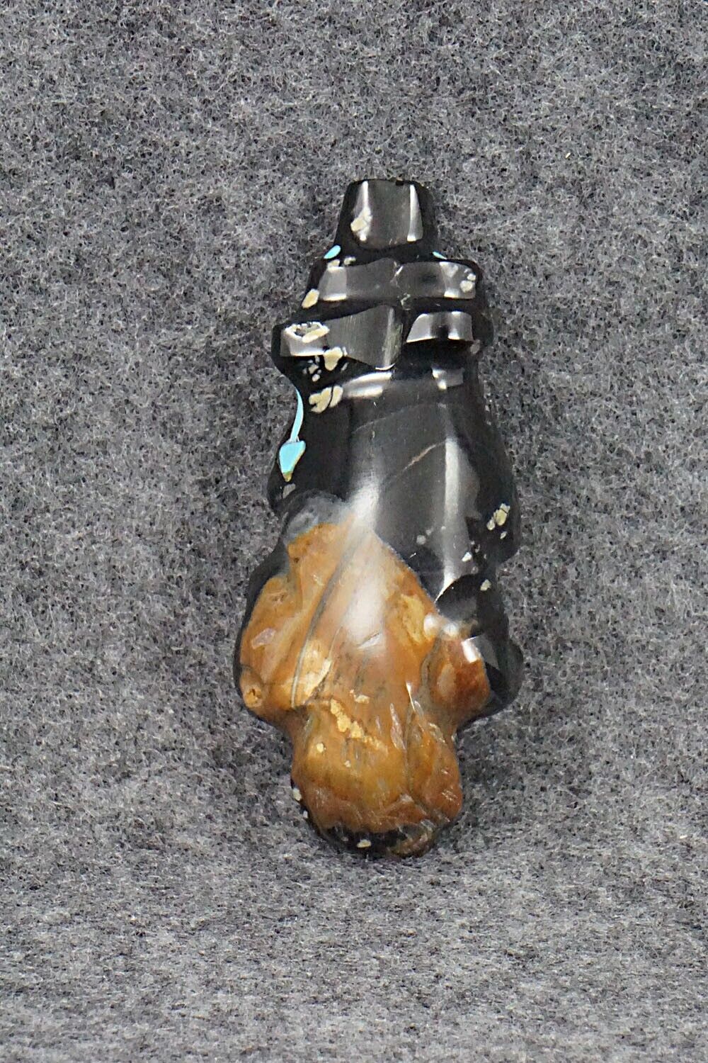 Badger Zuni Fetish Carving - Rodney Laiwakete