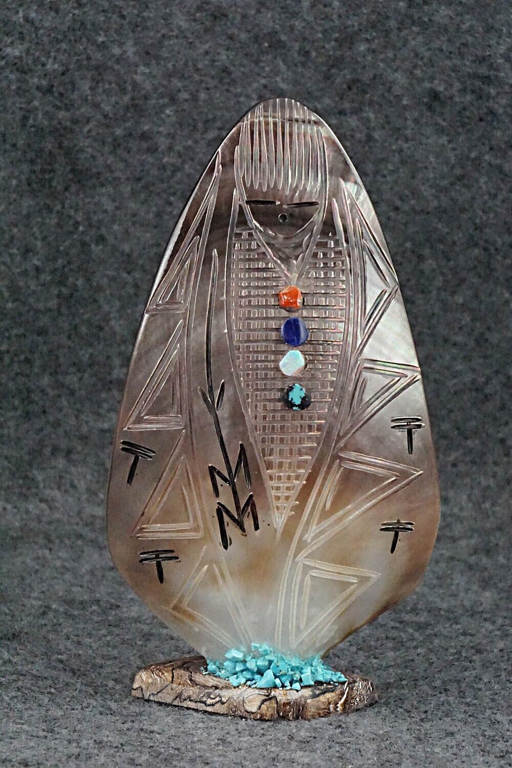 Corn Maiden Zuni Fetish Carving - Gloria Chattin