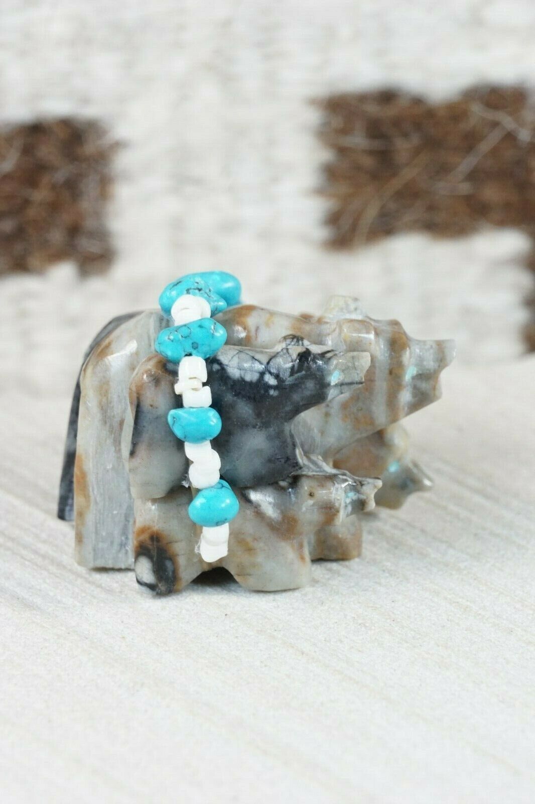 Bear Zuni Fetish Carving - Tim Lementino - High Lonesome Trading