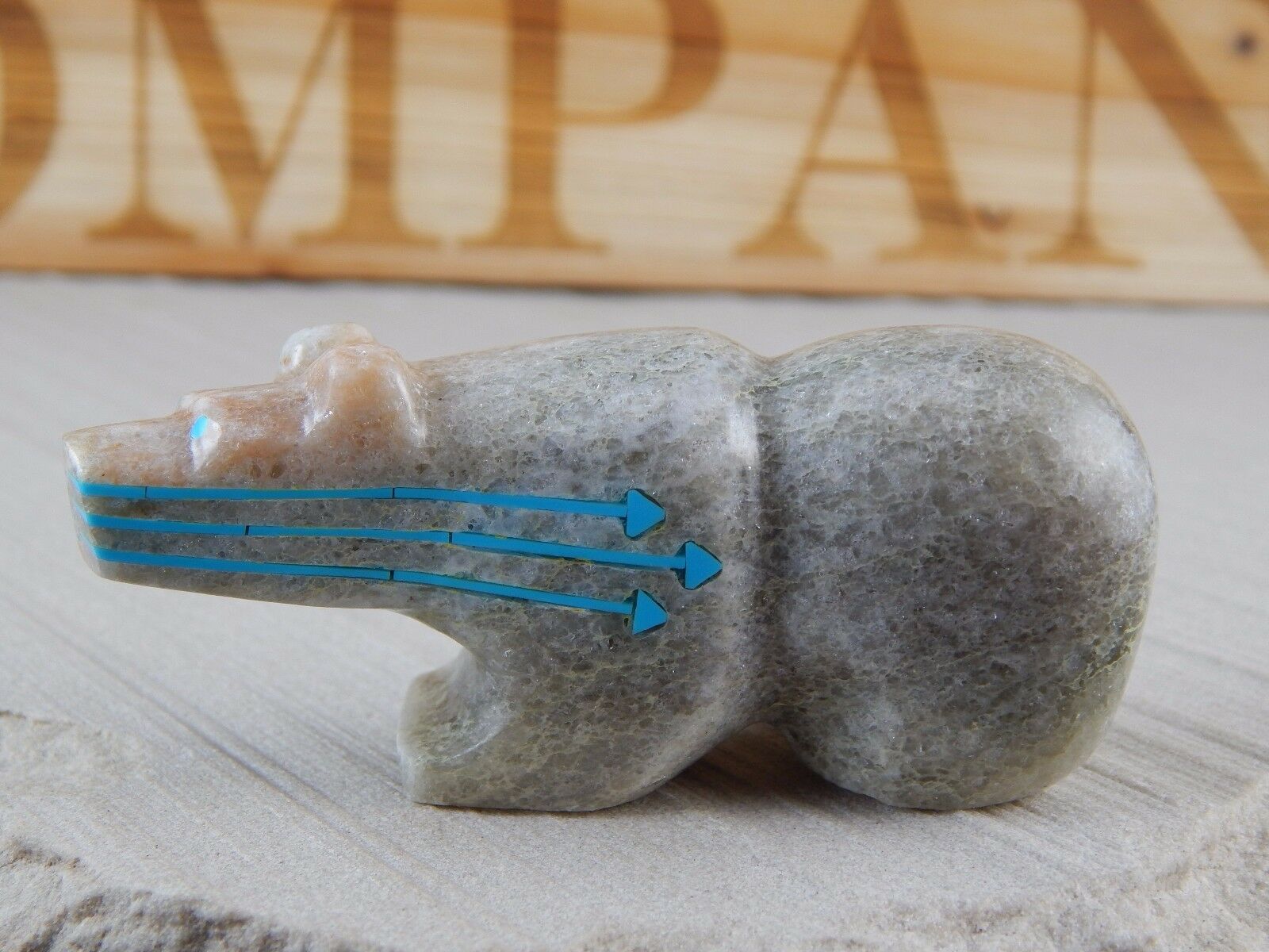 Bear - Zuni Fetish - Rodney Laiwakete - Zuni Bear Carving - Native American - High Lonesome Trading