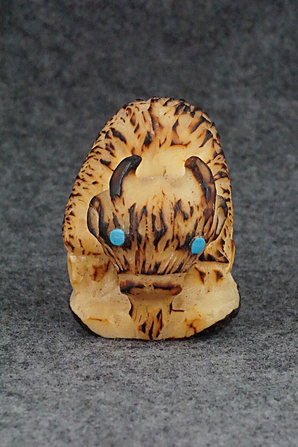 Buffalo Zuni Fetish Carving - Chris Nastacio