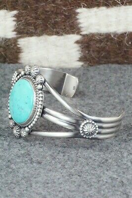 Turquoise and Sterling Silver Bracelet - Michael Calladitto