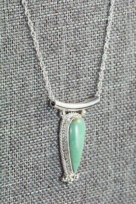 Turquoise & Sterling Silver Necklace - Sharon McCarthy