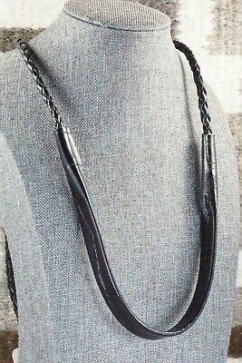 Turquoise, Coral & Sterling Silver Bolo Tie - Wilbert Muskett Sr.