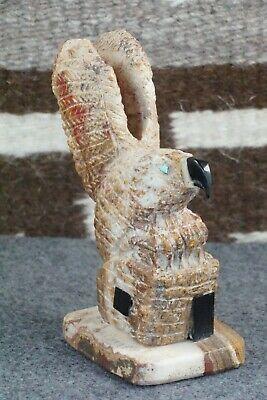 Eagle Zuni Fetish Carving - Jon Quam - High Lonesome Trading