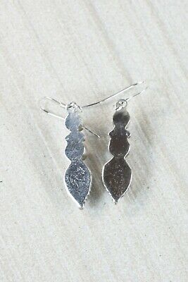 Navajo Lapis and Sterling Silver Earrings - Gary Shorty - High Lonesome Trading