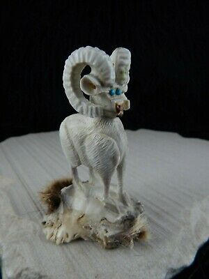 Ram Zuni Fetish Carving - Garrick Weeka - High Lonesome Trading