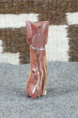 Cat Zuni Fetish Carving - Kenny Chavez