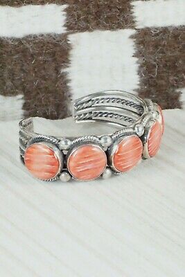 Spiny Oyster & Sterling Silver Bracelet - Rick Martinez