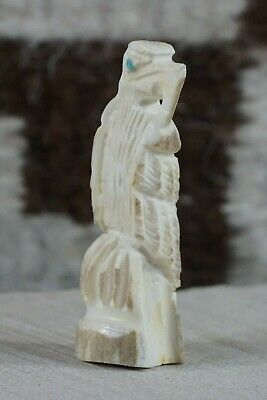 Eagle Zuni Fetish Carving - Jerrold Lahaleon - High Lonesome Trading