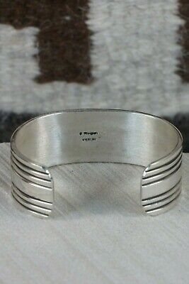 Navajo Sterling Silver Bracelet - Bruce Morgan - High Lonesome Trading