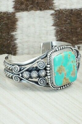 Royston Turquoise & Sterling Silver Bracelet - Michael Calladitto