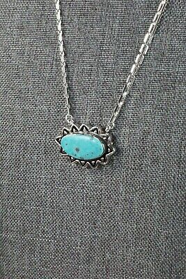 Turquoise & Sterling Silver Necklace - Sharon McCarthy