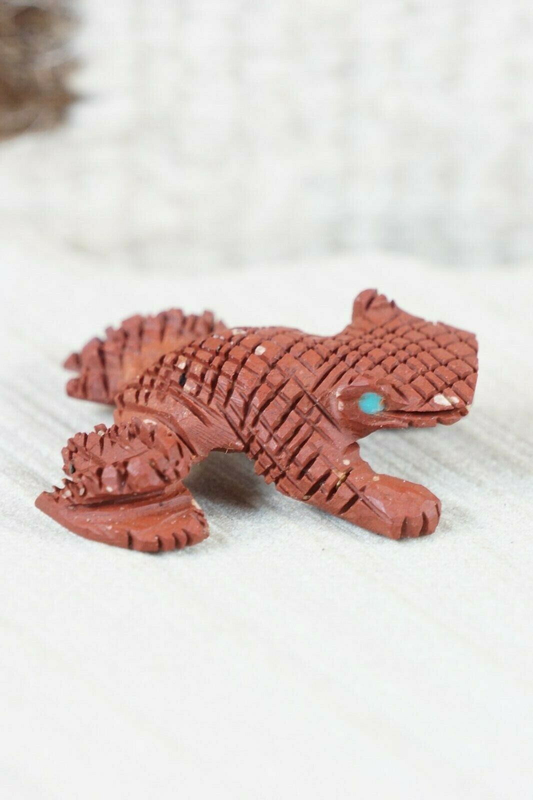 Frog Zuni Fetish Carving - Waylon Cheama - High Lonesome Trading