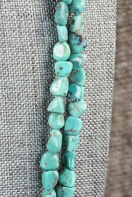 Turquoise and Sterling Silver Necklace - Navajo
