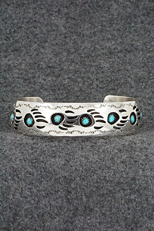 Turquoise & Sterling Silver Bracelet - Pearlene Spencer