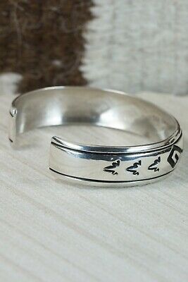 Navajo Sterling Silver Bracelet - Richard Singer