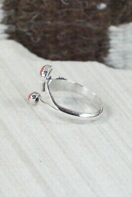 Coral and Sterling Silver Ring - Harris Largo - 12