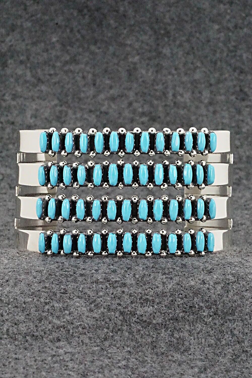 Turquoise & Sterling Silver Bracelet - Veronica Martza