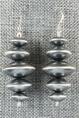 Sterling Silver Navajo Pearl Earrings - Preston Haley