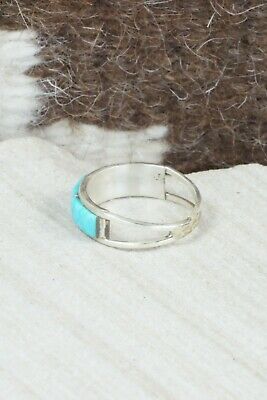Turquoise & Sterling Silver Ring - Gloria Waseta - Size 6.25