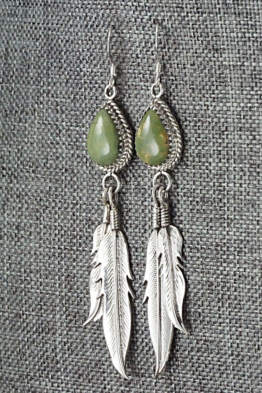 Turquoise & Sterling Silver Earrings - Judy Largo