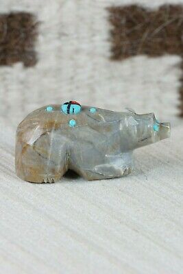 Bear Zuni Fetish Carving - Danette Laate - High Lonesome Trading