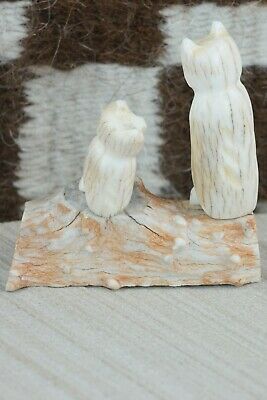 Owl Zuni Fetish Carving - Brandon Phillips
