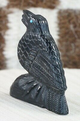 Crow Zuni Fetish Carving - Derrick Kaamasee