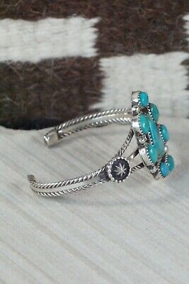 Navajo Turquoise and Sterling Silver Bracelet - Native American