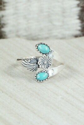 Turquoise & Sterling Silver Ring - Harris Largo - 9.75