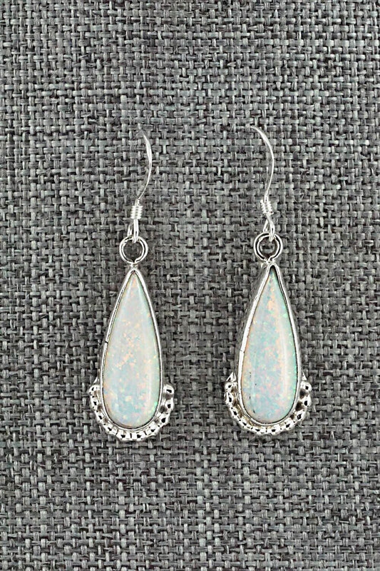 Opalite & Sterling Silver Earrings - Verley Betone