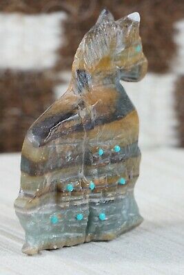 Horse Zuni Fetish Carving - Jerrold Lahaleon - High Lonesome Trading