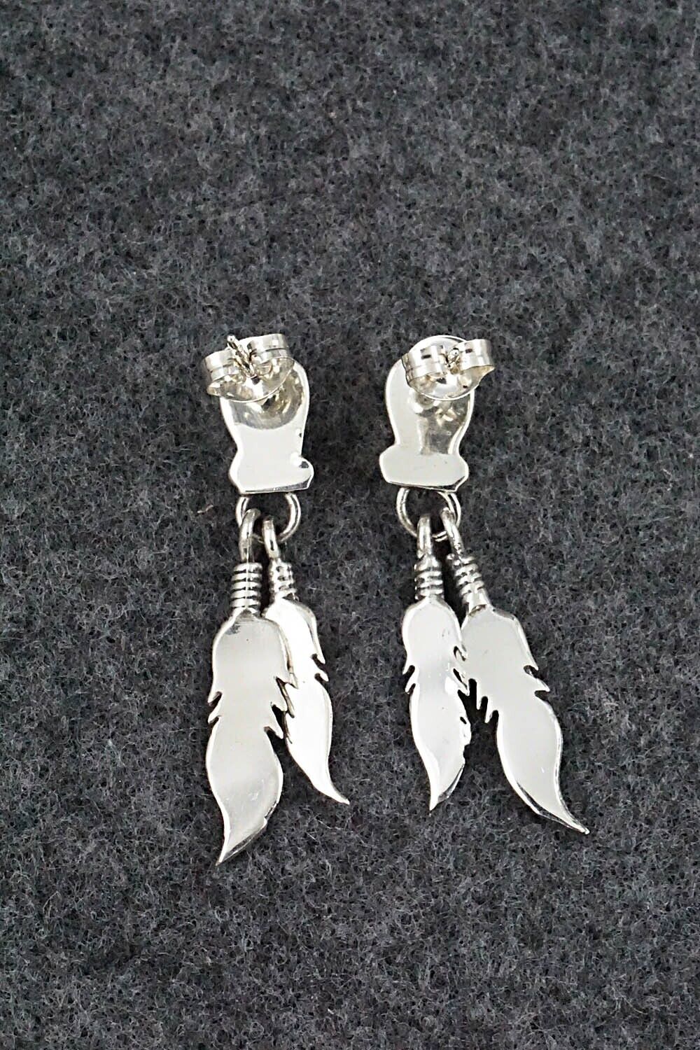 Opalite & Sterling Silver Earrings - Hiram Largo