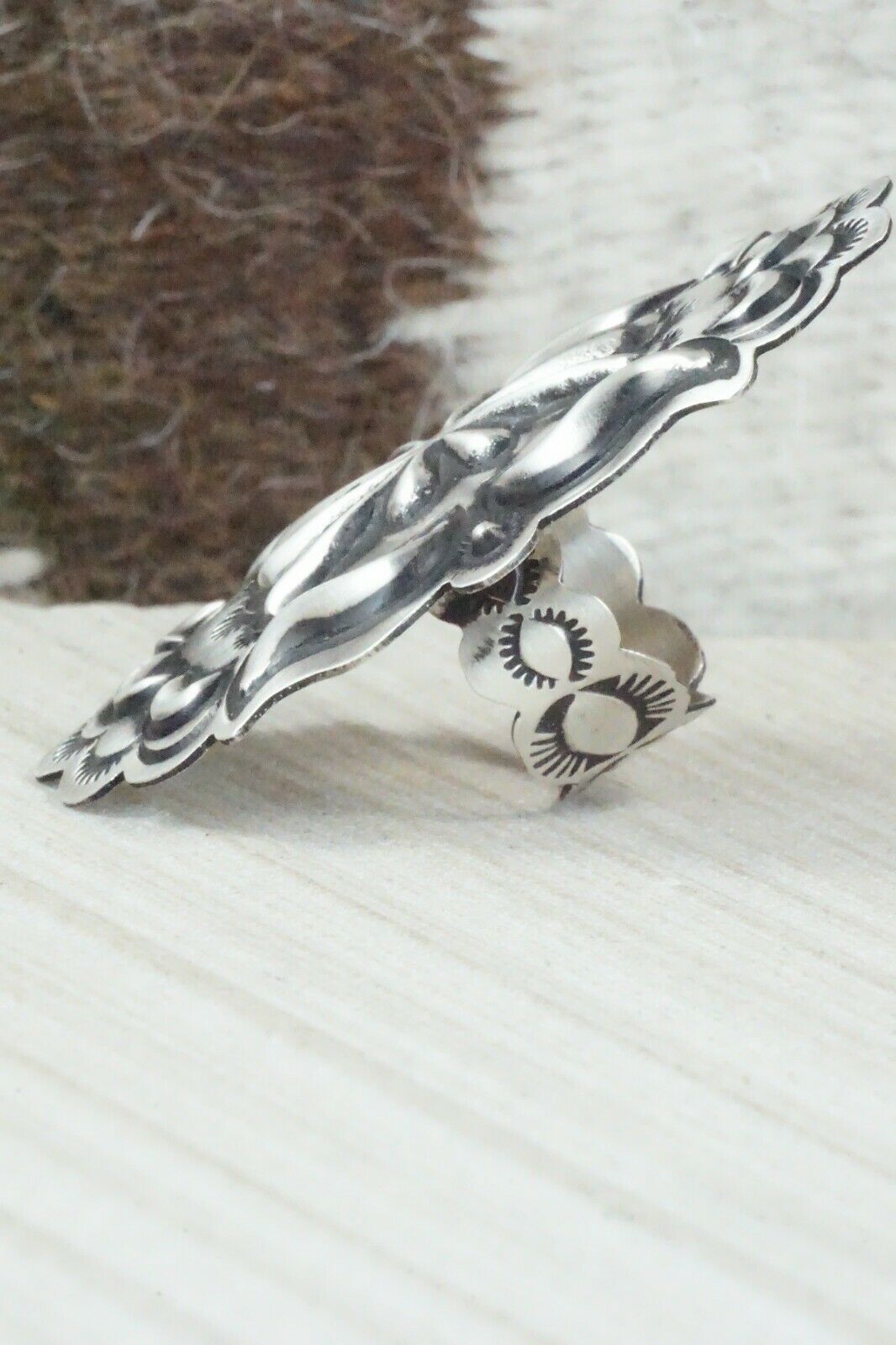 Sterling Silver Ring - Leander Tahe - Size 7.5