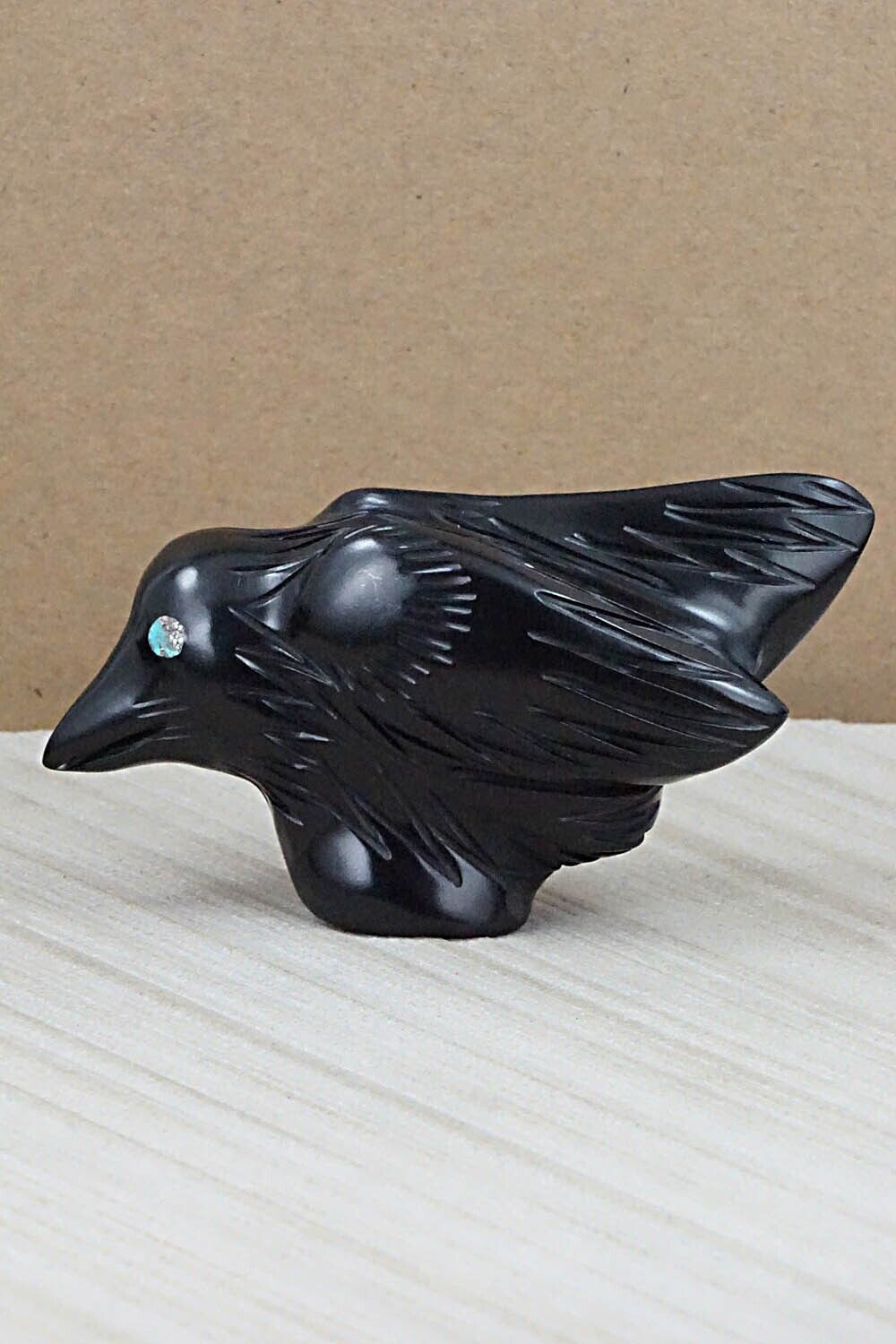 Crow Zuni Fetish Carving - Daniel Chattin