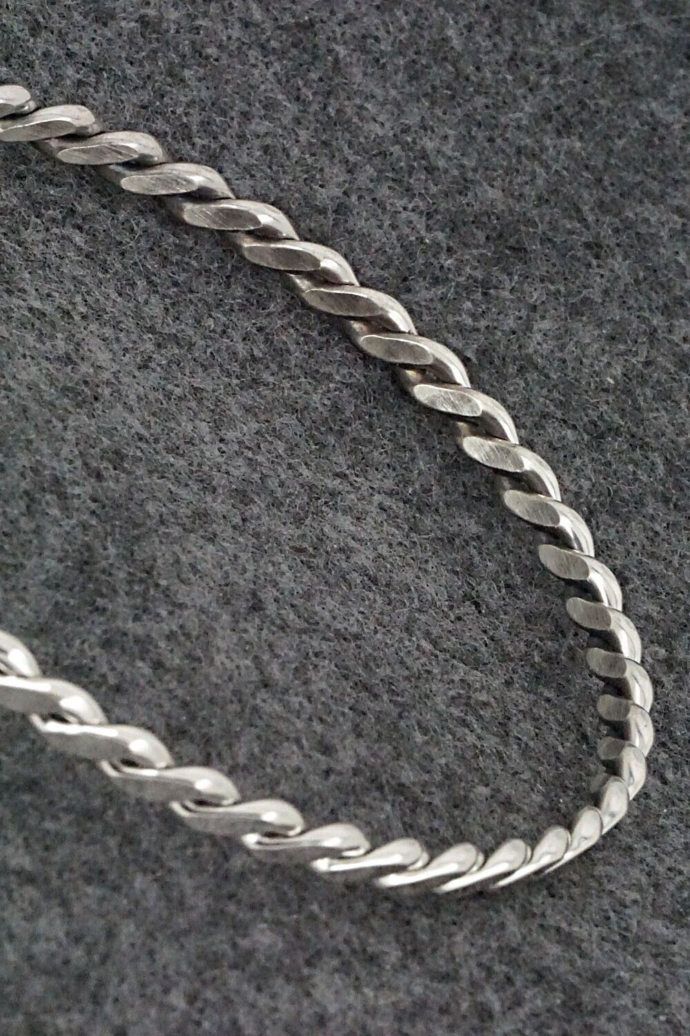 Sterling Silver Bangle Bracelet - Elaine Tahe