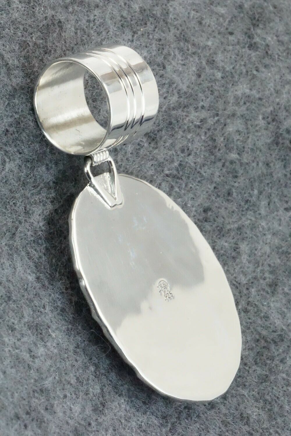 Turquoise & Sterling Silver Pendant - Greg Yazzie