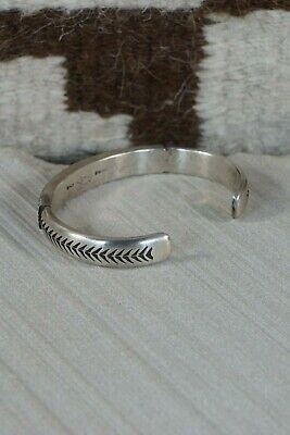 Navajo Sterling Silver Bracelet - Calvin Martinez - High Lonesome Trading