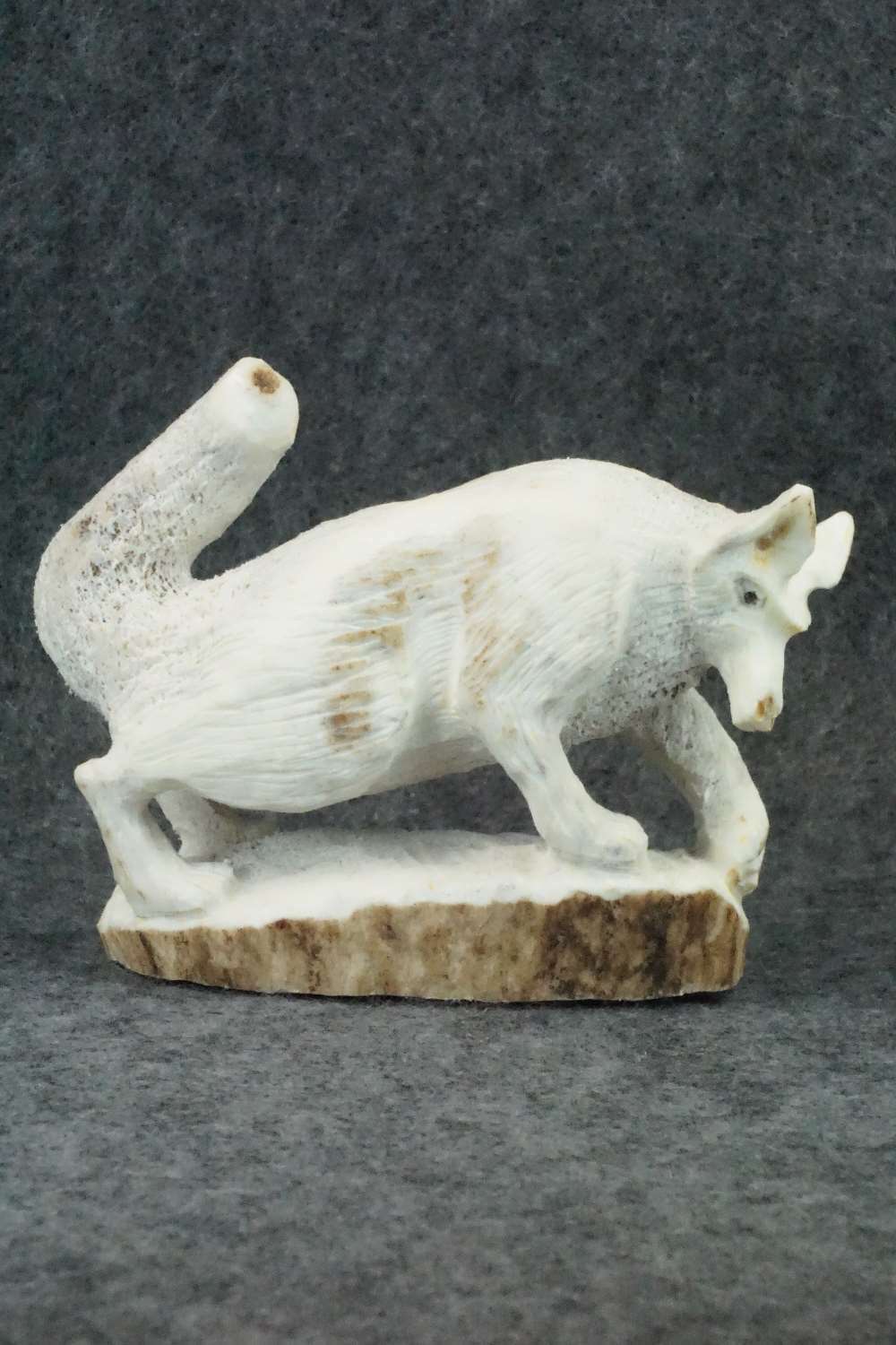 Wolf Zuni Fetish Carving - Lewis Malie Jr.