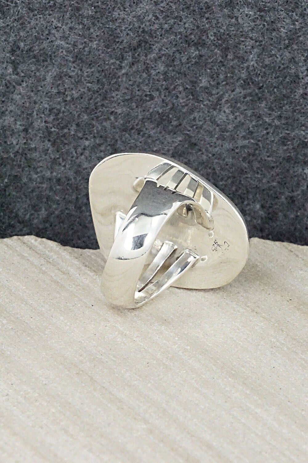 Turquoise & Sterling Silver Ring - Jimson Belin - Size 7