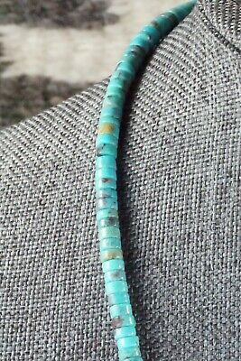 Turquoise & Sterling Silver Necklace - Navajo - High Lonesome Trading