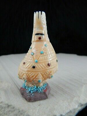 Corn Maiden Zuni Fetish Carving - Carl Etsate - High Lonesome Trading